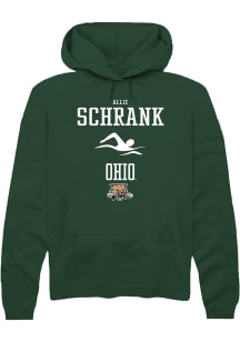 Allie Schrank  Rally Ohio Bobcats Mens Green NIL Sport Icon Long Sleeve Hoodie