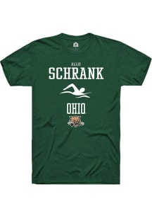 Allie Schrank  Ohio Bobcats Green Rally NIL Sport Icon Short Sleeve T Shirt