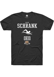 Allie Schrank  Ohio Bobcats Black Rally NIL Sport Icon Short Sleeve T Shirt