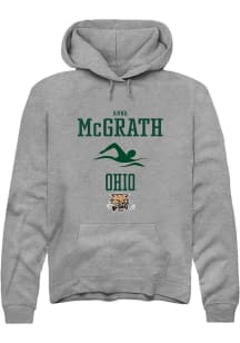 Anna McGrath  Rally Ohio Bobcats Mens Graphite NIL Sport Icon Long Sleeve Hoodie