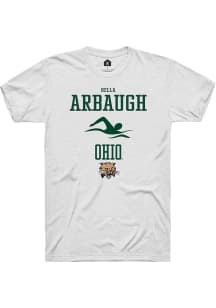 Bella Arbaugh  Ohio Bobcats White Rally NIL Sport Icon Short Sleeve T Shirt