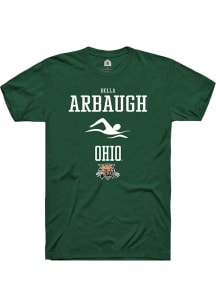 Bella Arbaugh  Ohio Bobcats Green Rally NIL Sport Icon Short Sleeve T Shirt