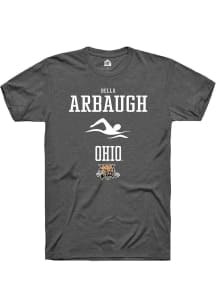 Bella Arbaugh  Ohio Bobcats Dark Grey Rally NIL Sport Icon Short Sleeve T Shirt