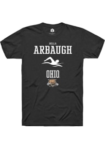 Bella Arbaugh  Ohio Bobcats Black Rally NIL Sport Icon Short Sleeve T Shirt