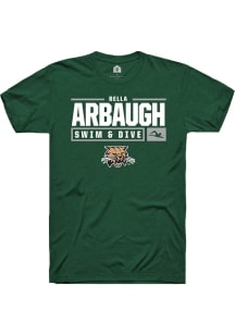 Bella Arbaugh  Ohio Bobcats Green Rally NIL Stacked Box Short Sleeve T Shirt