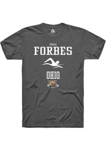 Emma Forbes  Ohio Bobcats Dark Grey Rally NIL Sport Icon Short Sleeve T Shirt