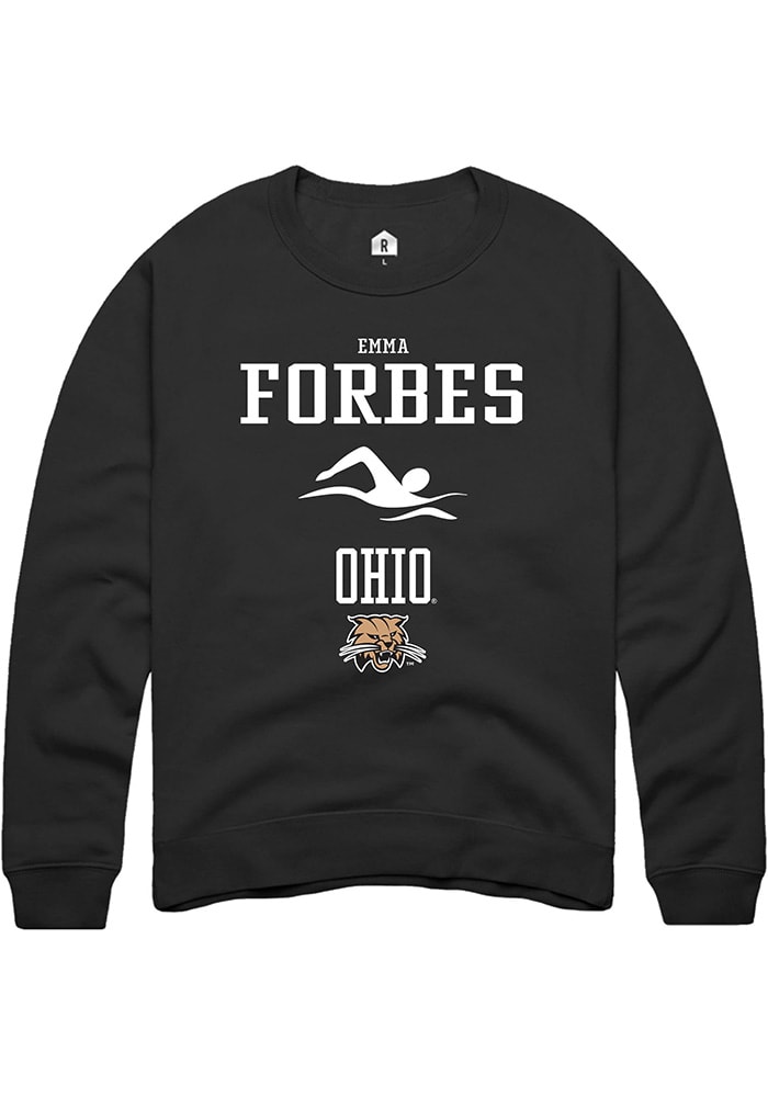 Emma Forbes Rally Ohio Bobcats Mens NIL Sport Icon Long Sleeve Crew Sweatshirt