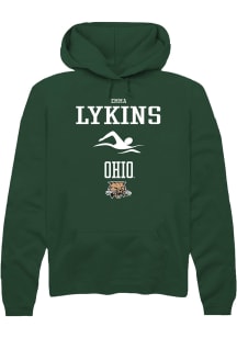 Emma Lykins  Rally Ohio Bobcats Mens Green NIL Sport Icon Long Sleeve Hoodie