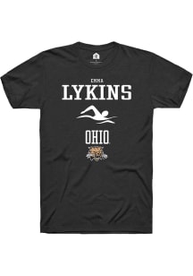 Emma Lykins  Ohio Bobcats Black Rally NIL Sport Icon Short Sleeve T Shirt