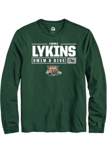 Emma Lykins  Ohio Bobcats Green Rally NIL Stacked Box Long Sleeve T Shirt