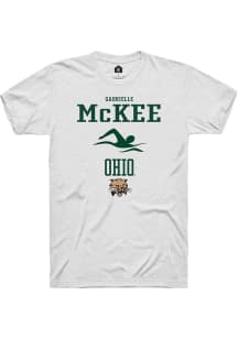 Gabrielle McKee  Ohio Bobcats White Rally NIL Sport Icon Short Sleeve T Shirt