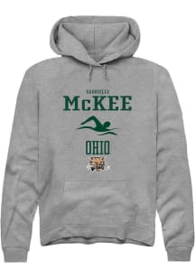 Gabrielle McKee  Rally Ohio Bobcats Mens Graphite NIL Sport Icon Long Sleeve Hoodie