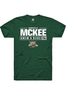 Gabrielle McKee  Ohio Bobcats Green Rally NIL Stacked Box Short Sleeve T Shirt