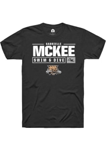 Gabrielle McKee  Ohio Bobcats Black Rally NIL Stacked Box Short Sleeve T Shirt