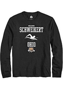 Melanie Schweikert  Ohio Bobcats Black Rally NIL Sport Icon Long Sleeve T Shirt