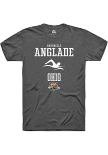 Raphaelle Anglade  Ohio Bobcats Dark Grey Rally NIL Sport Icon Short Sleeve T Shirt