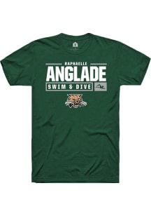 Raphaelle Anglade  Ohio Bobcats Green Rally NIL Stacked Box Short Sleeve T Shirt