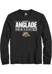 Raphaelle Anglade  Ohio Bobcats Black Rally NIL Stacked Box Long Sleeve T Shirt