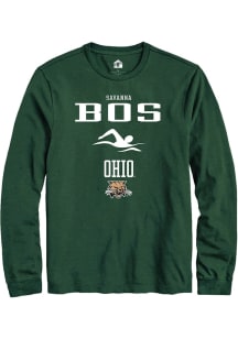 Savanna Bos  Ohio Bobcats Green Rally NIL Sport Icon Long Sleeve T Shirt