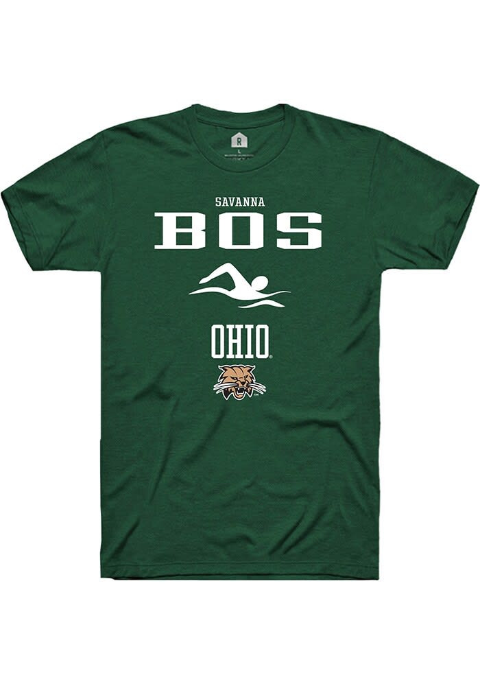 Savanna Bos Ohio Bobcats Rally NIL Sport Icon Short Sleeve T Shirt