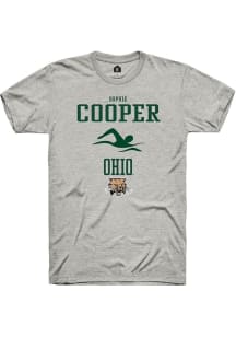 Sophie Cooper  Ohio Bobcats Ash Rally NIL Sport Icon Short Sleeve T Shirt