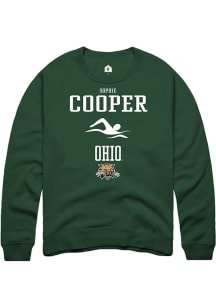 Sophie Cooper  Rally Ohio Bobcats Mens Green NIL Sport Icon Long Sleeve Crew Sweatshirt