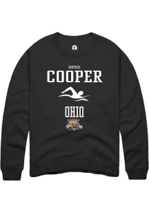 Sophie Cooper  Rally Ohio Bobcats Mens Black NIL Sport Icon Long Sleeve Crew Sweatshirt