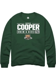 Sophie Cooper  Rally Ohio Bobcats Mens Green NIL Stacked Box Long Sleeve Crew Sweatshirt