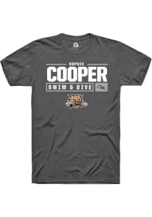 Sophie Cooper  Ohio Bobcats Dark Grey Rally NIL Stacked Box Short Sleeve T Shirt