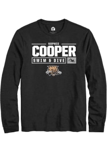 Sophie Cooper  Ohio Bobcats Black Rally NIL Stacked Box Long Sleeve T Shirt