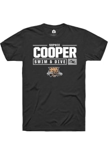 Sophie Cooper  Ohio Bobcats Black Rally NIL Stacked Box Short Sleeve T Shirt