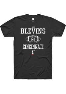 Ben Blevins Black Cincinnati Bearcats NIL Sport Icon Short Sleeve T Shirt