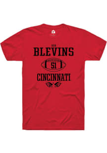 Ben Blevins Red Cincinnati Bearcats NIL Sport Icon Short Sleeve T Shirt