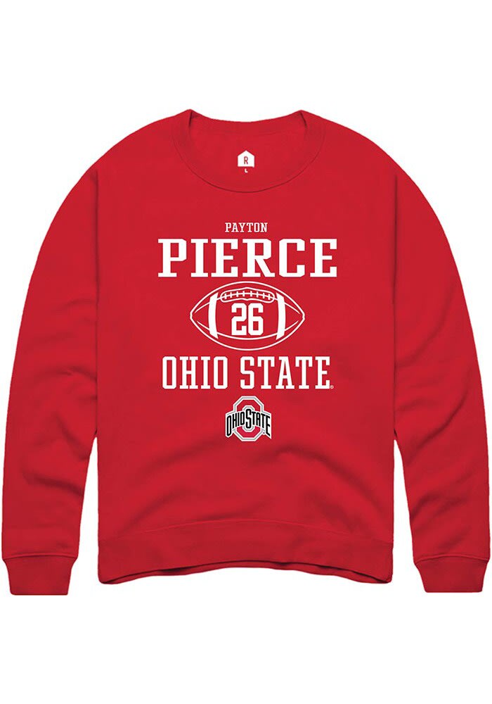 Payton Pierce Rally Ohio State Buckeyes Mens NIL Sport Icon Long Sleeve Crew Sweatshirt