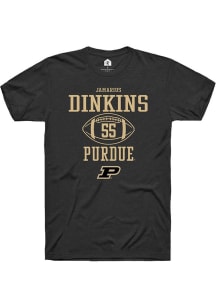 Jamarius Dinkins Black Purdue Boilermakers NIL Sport Icon Short Sleeve T Shirt