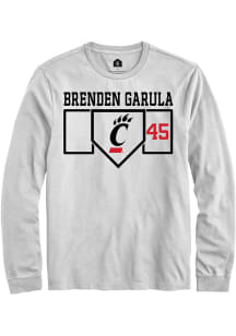 Brenden Garula  Cincinnati Bearcats White Rally NIL Playing Field Long Sleeve T Shirt