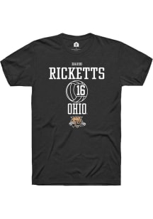 Darbi Ricketts  Ohio Bobcats Black Rally NIL Sport Icon Short Sleeve T Shirt