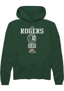 Leah Rogers  Rally Ohio Bobcats Mens Green NIL Sport Icon Long Sleeve Hoodie