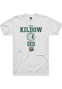 Torre Kildow  Ohio Bobcats White Rally NIL Sport Icon Short Sleeve T Shirt