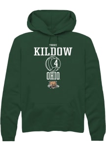 Torre Kildow  Rally Ohio Bobcats Mens Green NIL Sport Icon Long Sleeve Hoodie