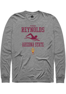 Parker Reynolds  Arizona State Sun Devils Graphite Rally NIL Sport Icon Long Sleeve T Shirt