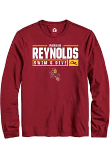 Parker Reynolds  Arizona State Sun Devils Maroon Rally NIL Stacked Box Long Sleeve T Shirt