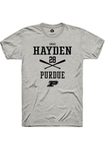 Enas Hayden Ash Purdue Boilermakers NIL Sport Icon Short Sleeve T Shirt