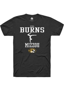 Kyra Burns  Missouri Tigers Black Rally NIL Sport Icon Short Sleeve T Shirt