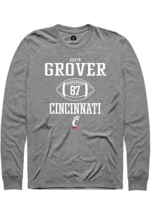 Gavin Grover  Cincinnati Bearcats Graphite Rally NIL Sport Icon Long Sleeve T Shirt