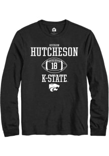 Hudson Hutcheson  K-State Wildcats Black Rally NIL Sport Icon Long Sleeve T Shirt