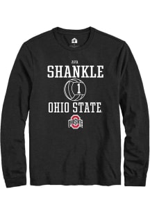 Ava Shankle  Ohio State Buckeyes Black Rally NIL Sport Icon Long Sleeve T Shirt