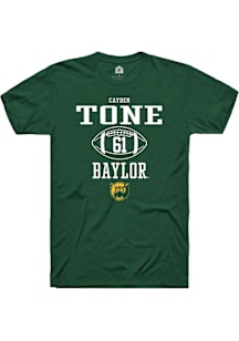 Cayden Tone  Baylor Bears Green Rally NIL Sport Icon Short Sleeve T Shirt