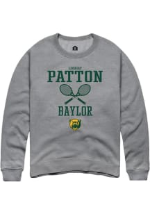 Lindsay Patton  Rally Baylor Bears Mens Graphite NIL Sport Icon Long Sleeve Crew Sweatshirt