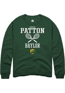 Lindsay Patton  Rally Baylor Bears Mens Green NIL Sport Icon Long Sleeve Crew Sweatshirt